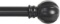 Ivilon Curtain Rod with Ball Finials - 1 inch Pole. 28 to 48 Inch. Black and more