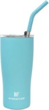 Hydraflow Capri - 20oz Triple Wall Vacuum Insulated Tumbler - Powder Aqua