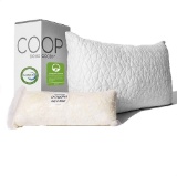 Coop Home Goods - Premium Adjustable Loft Pillow - Cross-Cut Memory Foam Fill and more