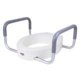 Carex Raised Toilet Seat with Handles, Standard Round Toilets, Adds 3.5 Inches and more $36.84 MSRP