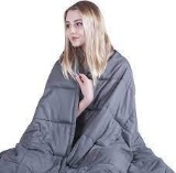 COMHO Weighted Blanket Cooling Heavy Blanket 20 lbs,60''x80'',Queen Size - $59.99 MSRP
