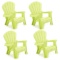 Little Tikes Garden Chair (4 Pack),(644191) - Green