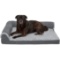 Furhaven Orthopedic and Memory Foam Pet Beds for Small, Medium, and Large Dogs and Cats - Two-Ton...