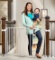 Regalo 2-IN-1 Stairway And Hallway Wall Mounted Baby Gate, Bonus Kit, Includes Banister- $65.99 MSRP