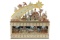 Clever Creations Traditional Wooden Table Top Christmas Decorations | Christmas Village with Battery