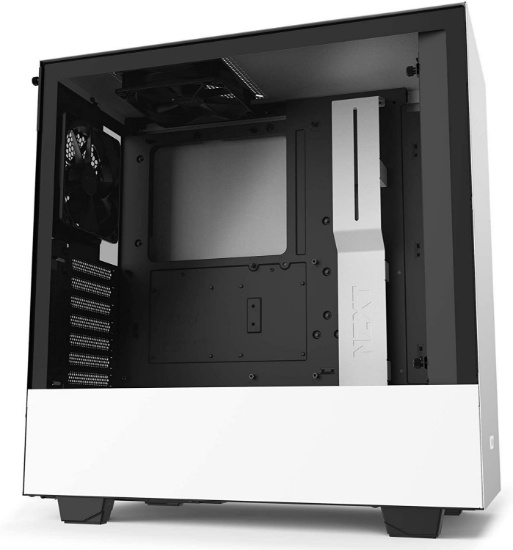 NZXT H510 Compact ATX Mid-Tower PC Gaming Case - White/Black - $152.98 MSRP