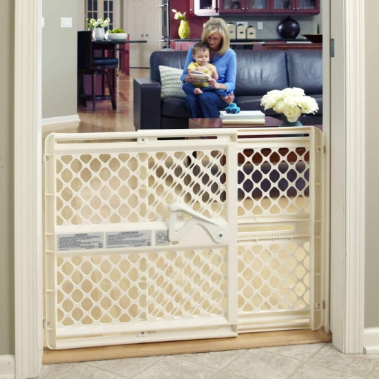 Toddleroo by North States 42? Supergate Ergo Baby Gate (8629)Ivory - $28.99 MSRP