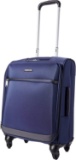 AmazonBasics Softside Trolley Luggage, Navy Blue