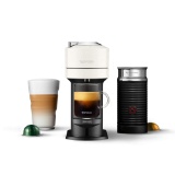 Nespresso Vertuo Next Coffee and Espresso Maker by De'Longhi, White with Aeroccino Milk Frother