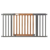 Summer West End Safety Baby Gate, Honey Oak Stained Wood with Slate Metal Frame ? $99.99 MSRP