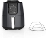 Ninja AF101 Air Fryer, 4 Qt, Black/Gray - $99.99 MSRP