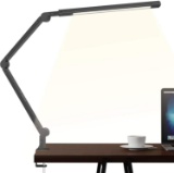 JolyJoy Swing Arm Lamp, LED Desk Lamp with Clamp (Black) $49.99 MSRP