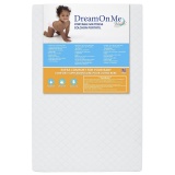 Dream On Me, Holly 3? Fiber Portable Crib Mattress I Waterproof I Greenguard Gold Certified