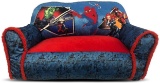 Marvel Avengers Cozy Double Bean Bag Sofa Chair With Sherpa Trim - $95.51 MSRP