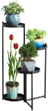 Metal 4 Tier Plant Stands Planter Pot Holder Shelf Indoor Outdoor Flower Display - $35.99 MSRP