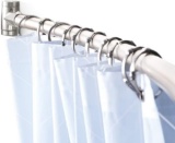 Adjustable Curved Shower Curtain Rod Rustproof Expandable Aluminum Metal Shower Rod - $42.99 MSRP