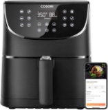 COSORI Smart WiFi Air Fryer (100 Recipes), 13 Cooking Functions, Keep Warm And Preheat- $104.99 MSRP