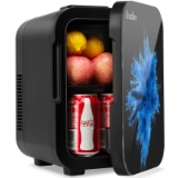 AUXKO Black Personal Mini Fridge 10 Liter/11 Can Portable Small Desk Refrigerator - $69.99 MSRP