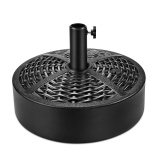 FRUITEAM 50LBS Heavy Duty Patio Market Outdoor Umbrella Base Stand Water Filled Holder- $42.99 MSRP