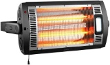 DONYER POWER Electric Radiant Quartz Space Heater,Indoor Use,1500W