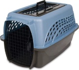 Petmate Two Door Top Load 24-Inch Pet Kennel, Pearl Ash Blue/Coffee Ground (21231) - $39.58 MSRP