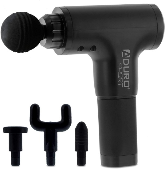 Aduro Muscle Massage Gun Deep Tissue Massager For Athletes, Handheld Percussion Back - $59.99 MSRP