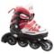 Harsh Youth's Canvas Adjustable Inline Skates (Red, Large 5-8) (CRSMA10-RDLG) $49.99 MSRP