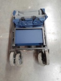 Folding Utility Wagon - Blue