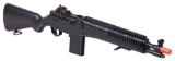 GameFace GFASM14B M14 Spring-Powered Single-Shot Bolt Action Infantry Carbine Airsoft Rifle, Black