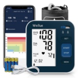 Wellue Bluetooth Blood Pressure Monitor, Stores up to 240 Readings for Two Users, $49.99 (BRAND NEW)
