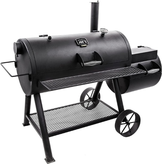 Oklahoma Joe's Longhorn Reverse Flow Smoker, Black