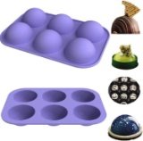 HOTBOX - SHIPPING ONLY, NO PICKUPS - homEdge 6-Cavity Heart Silicone Mold, Baking Accessories, Misc.