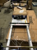 Adjustable Straddle Hand Winch Lift Truck