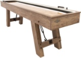 American Legend Brookdale 9? LED Light Up Shuffleboard Table With Bowling (AL5002W) - $734.23 MSRP