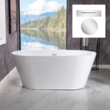 WOODBRIDGE BTA1702-C-Drain and O Bathtub, 54