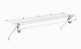 ClosetMaid Fixed Mount to 4-ft x 12-in White Wire Closet Kit