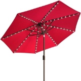 EliteShade Sunbrella Solar Umbrellas 9ft Market Umbrella With LED Lights Patio - $218.62 MSRP