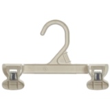MAINETTI - 6108PWS Mainetti 6108 White All Plastic Hangers With Sturdy Plastic Non-Slip- $68.58 MSRP