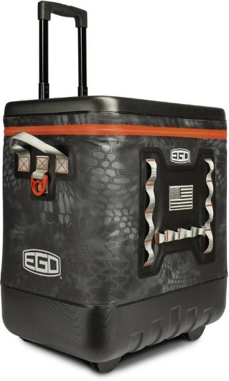 EGO Kryptek Beer Cooler, Fishing Storage Bag,High Tech TPU Fabric,72 Hour Ice Retention,$178.56 MSRP