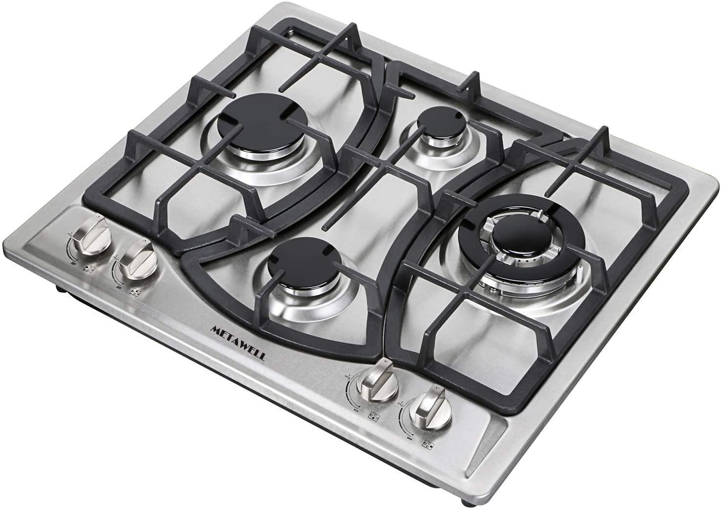 METAWELL Gas Cooktop DropIn Cooktops 4 High Proxibid