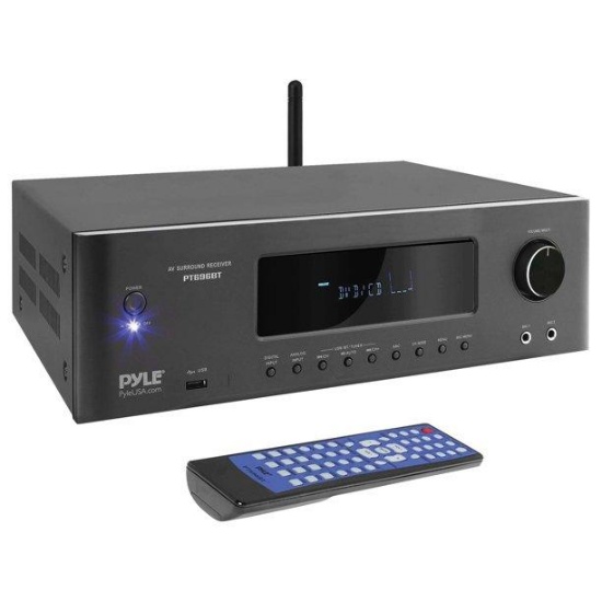 Pyle PT696BT Bluetooth 5.2 Channel 1000 Watt Home Theater Audio/Video Receiver - $209.99 MSRP