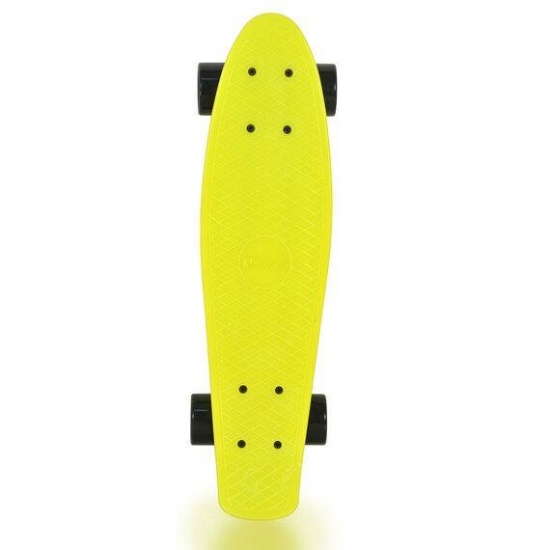 CHICAGO 22.5" Retro Skateboard, Neon Yellow - $19.99 MSRP | Online Auctions  | Proxibid