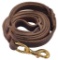 Brown Leather Braided Strap Dog Training Leash 6 Foot Heavy Duty, $30.99 (BRAND NEW)