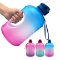 BPA Free Gym Big 1 Gallon Water Bottle, Half Gallon Fitness Water Bottle - Blue, $42.24 (BRAND NEW)
