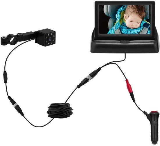 4.3" HD Baby Car Mirror Safety Car Seat Camera for Rear Facing Infant, $64.00 (BRAND NEW)