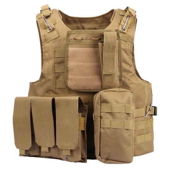 Tactical Vest Outdoor Lightweight Combat Training Vest - Beige (BRAND NEW), $84.99 MSRP