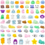 72 Pcs Kawaii Squishies, Mochi Squishy Mini Stress Relief Toys, $42.00 MSRP (BRAND NEW)