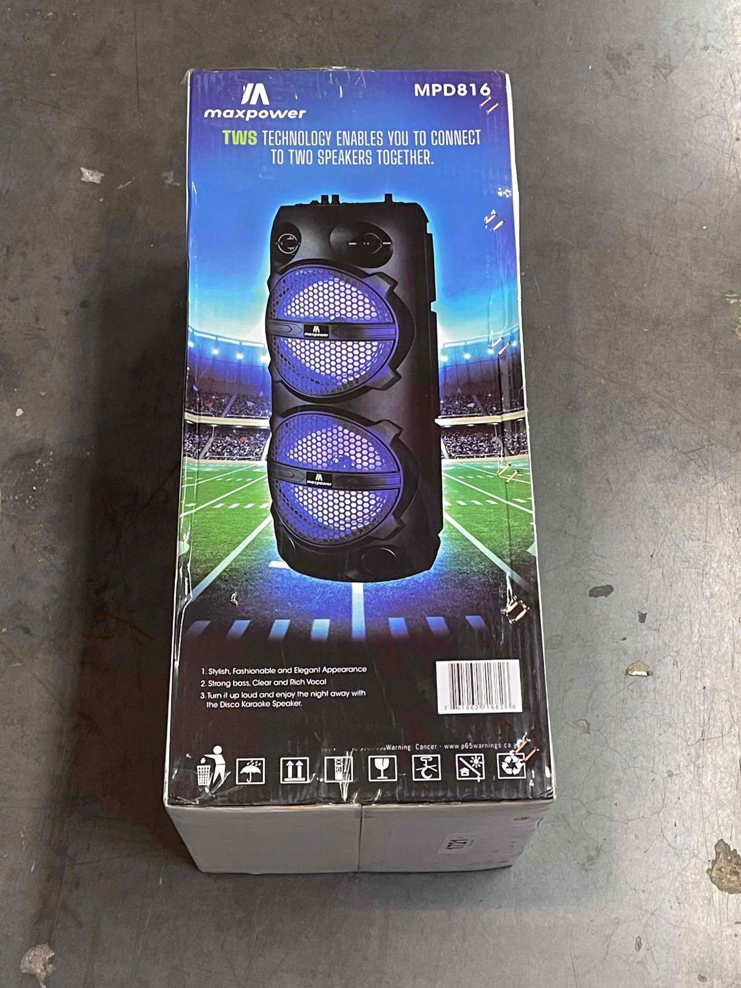 Max Power Karaoke Speaker