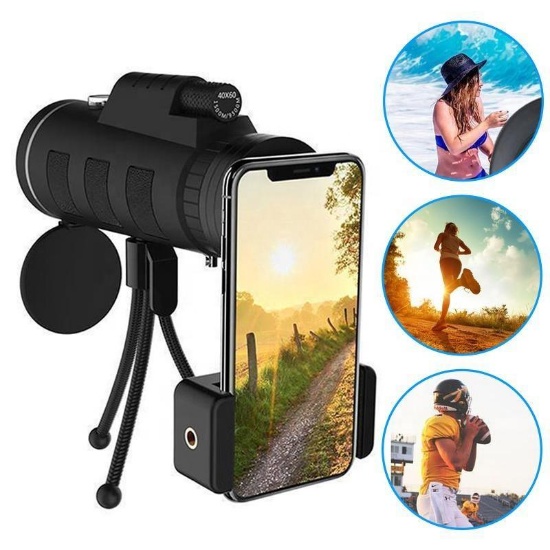 40x60 Zoom Monocular Telescope Scope Lens For Smartphone Camera, $36.99 MSRP (BRAND NEW)