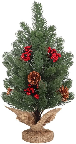 Eluchang 20 Inch Mini Christmas Tree,Artificial Desktop Xmas Tree - $10.99 MSRP